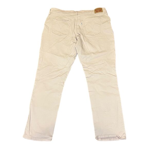 Levi's Womens Jeans Sz 33 Classic Mid Rise Skinny Stretch Denim 36x29 Mauve - Picture 3 of 7